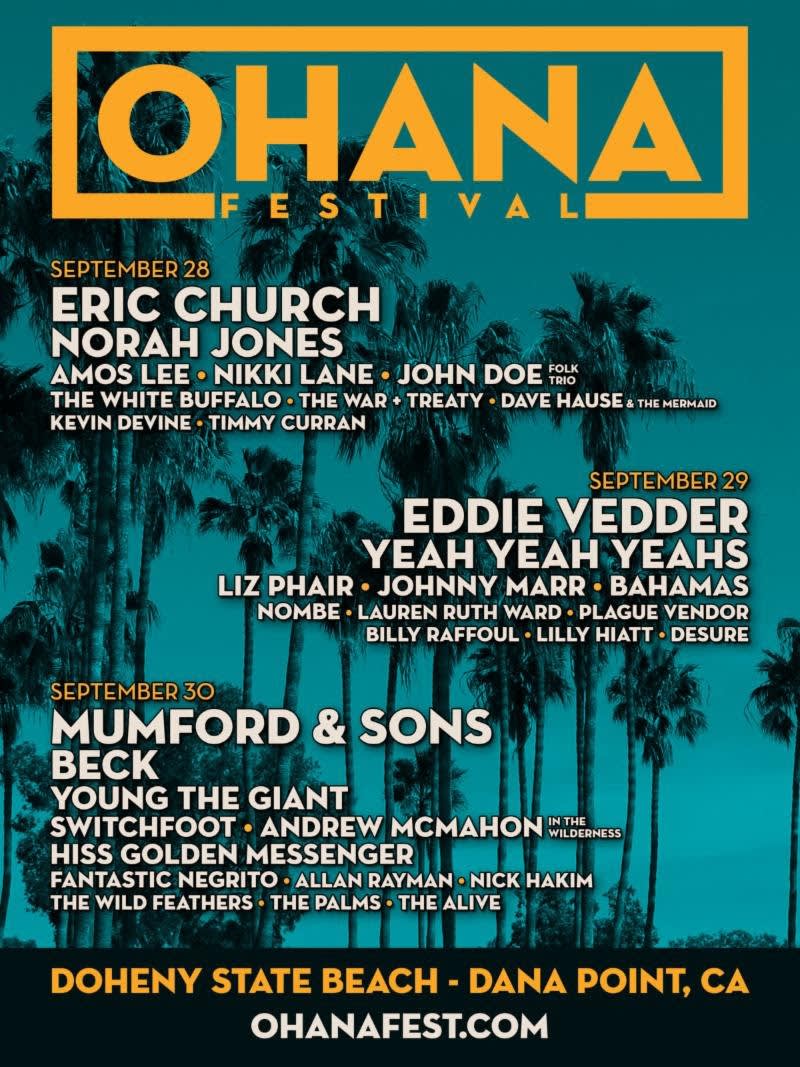 Ohana Festival Poster 2018