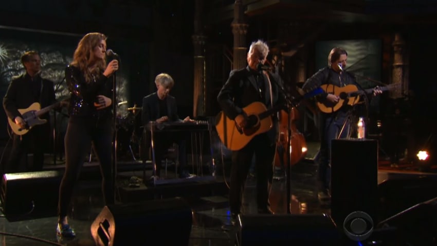 John Prine Performs With Sturgill Simpson & Brandi Carlile On ‘The Late Show’
