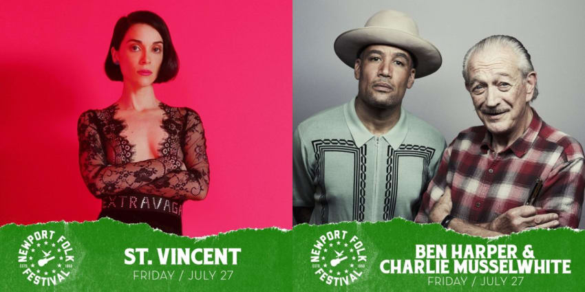 St Vincent Ben Harper Newport Glory