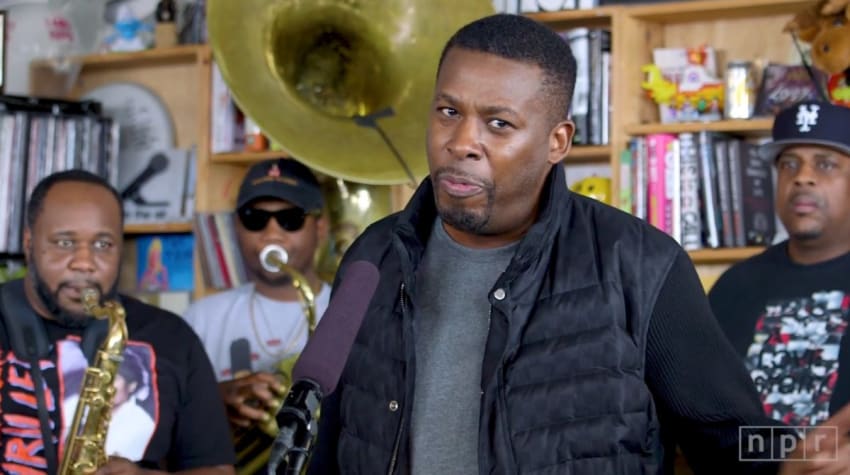 GZA Soul Rebels Tiny Desk Screen