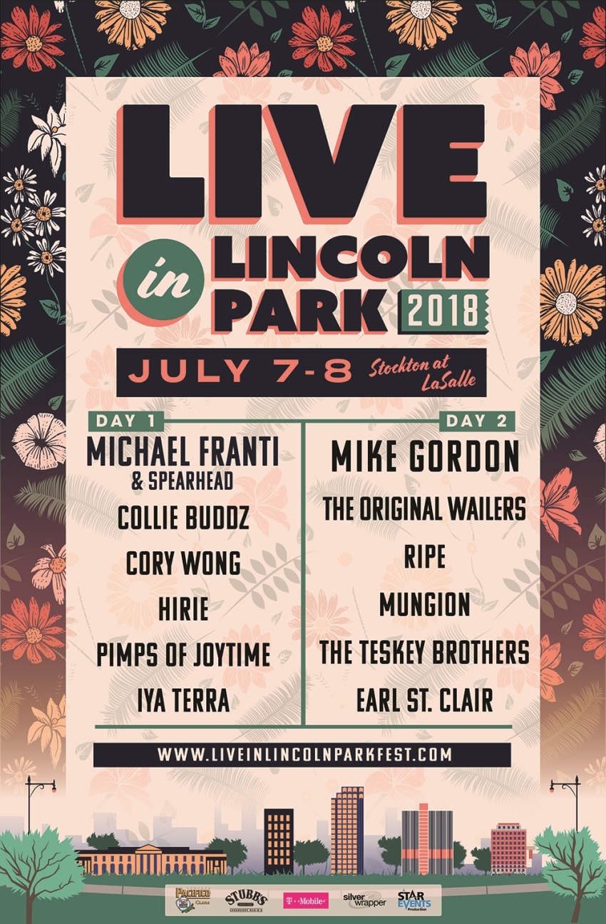 Live In Lincoln Park 2018 Poster
