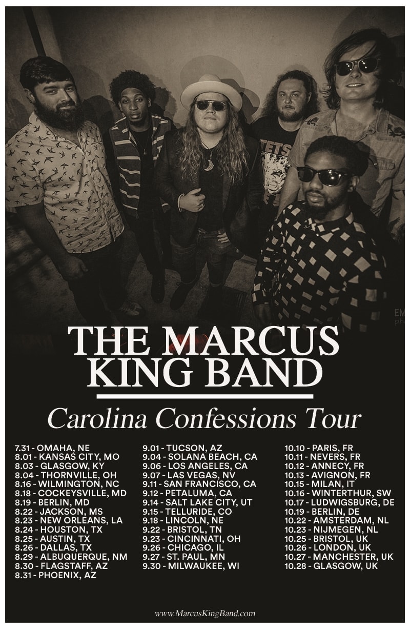 The Marcus King Band Announces 2018 Carolina Confessions Tour