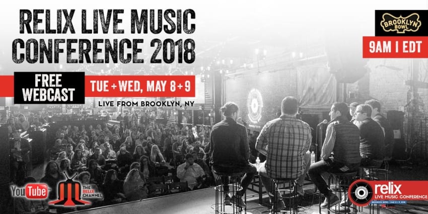 Relix Live Music Conference Webcast Admat
