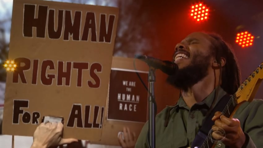 Ziggy Marley Performs On ‘The Late Late Show’
