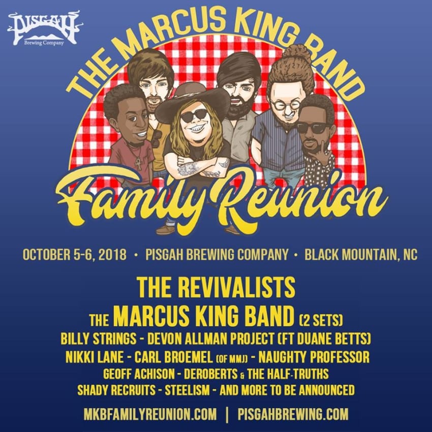 Marcus King Band Family Reunion 2018 Poster Lineup