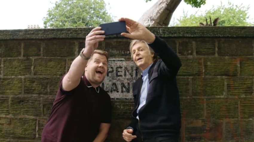 Paul McCartney Joins James Corden For 'Carpool Karaoke'