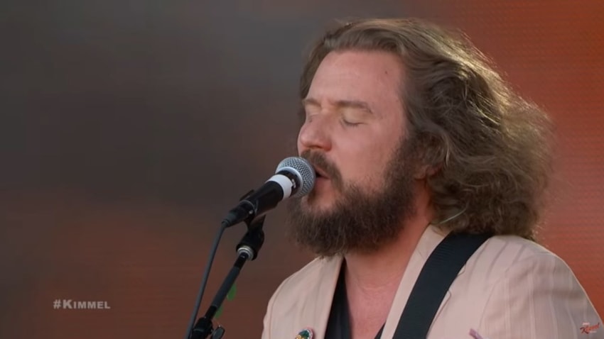 Jim James Performs On 'Jimmy Kimmel Live'