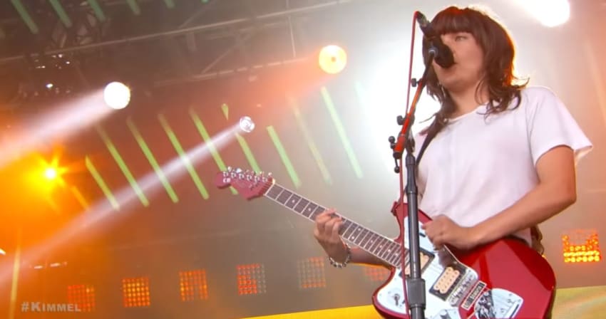 Courtney Barnett Kimmel Screengrab Crop