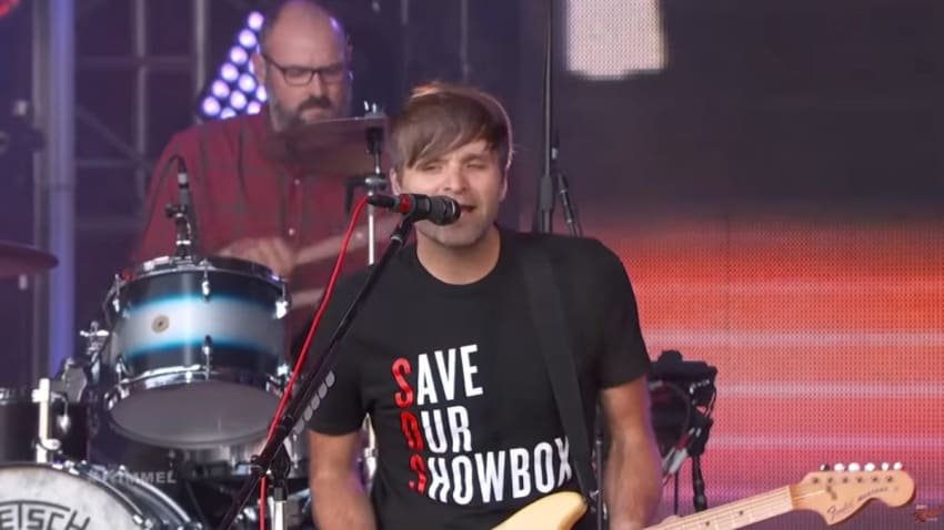 Death Cab For Cutie Performs On 'Jimmy Kimmel Live'