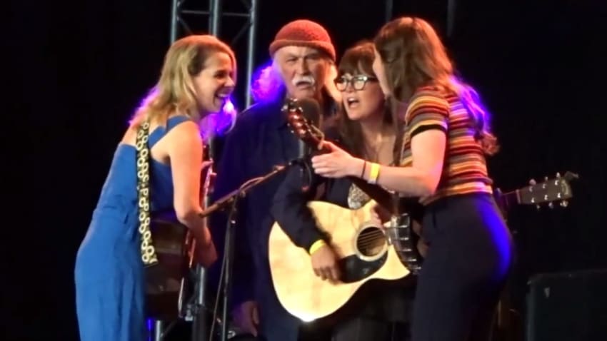 David Crosby Joins I’m With Her In Amsterdam