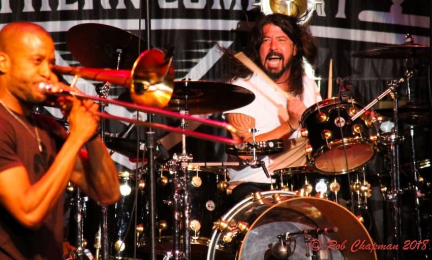 Dave Grohl Trombone Shorty Chapman Crop 2018 LA