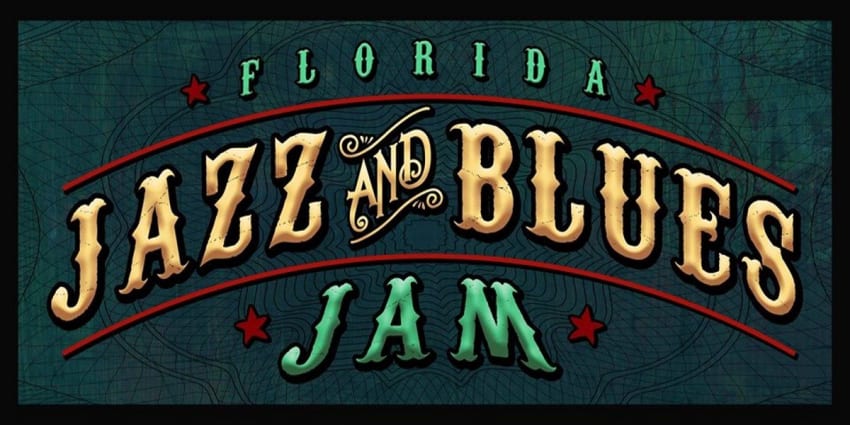 Florida Jazz And Blues Jam Logo