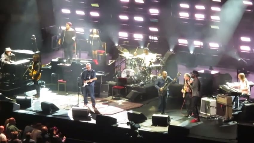 Eric Clapton Welcomes Gary Clark Jr. & Jimmie Vaughan At Madison Square Garden