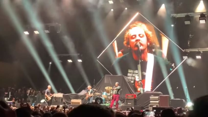 Surviving Members Of Nirvana Team With Joan Jett & John McCauley At CalJam18