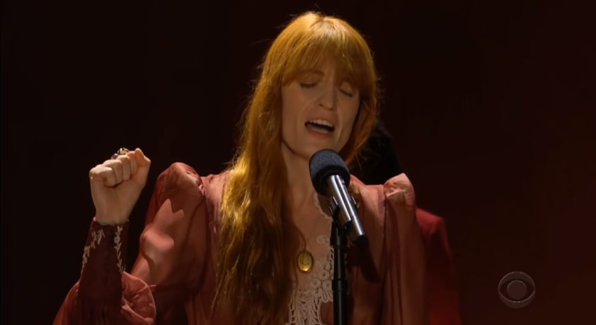 Florence Machine Late Late Show Corden