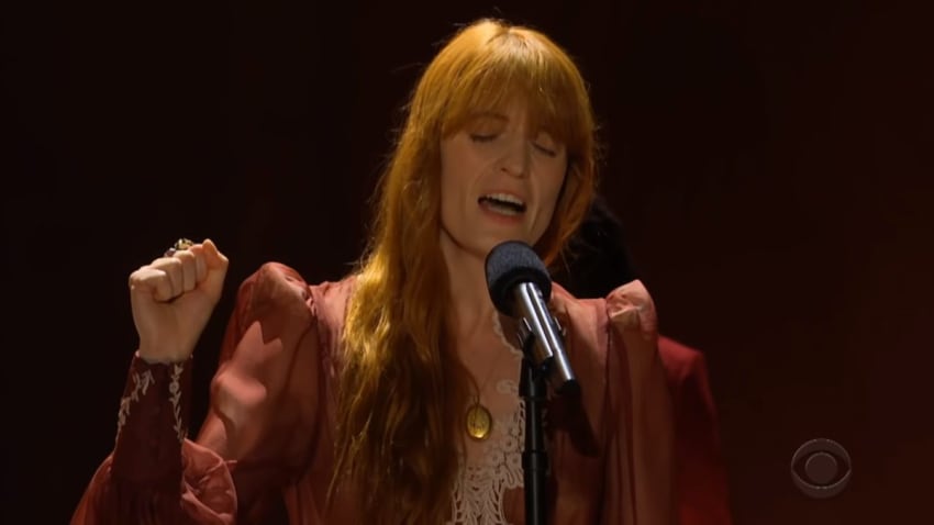 Florence + The Machine Performs ‘Patricia’ On ‘The Late Late Show With James Corden’