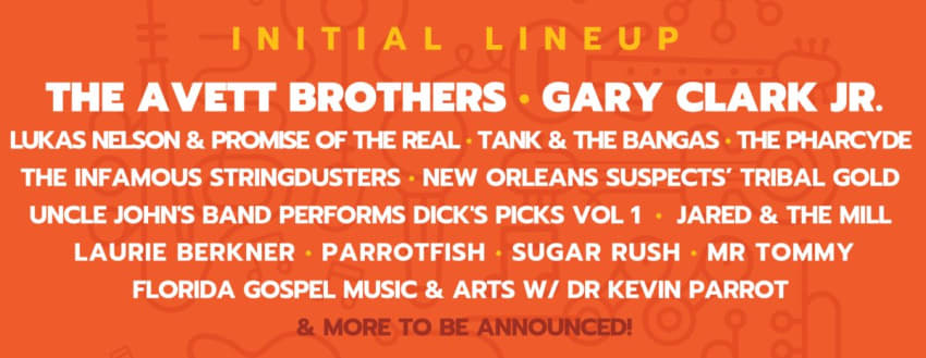 Gasparilla Initial 2019 Lineup 2