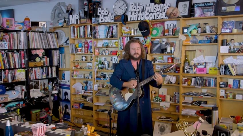 Jim James Performs 'Tiny Desk Concert'