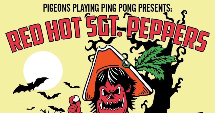 Pigeons Playing Ping Pong Halloween 2018 Theme