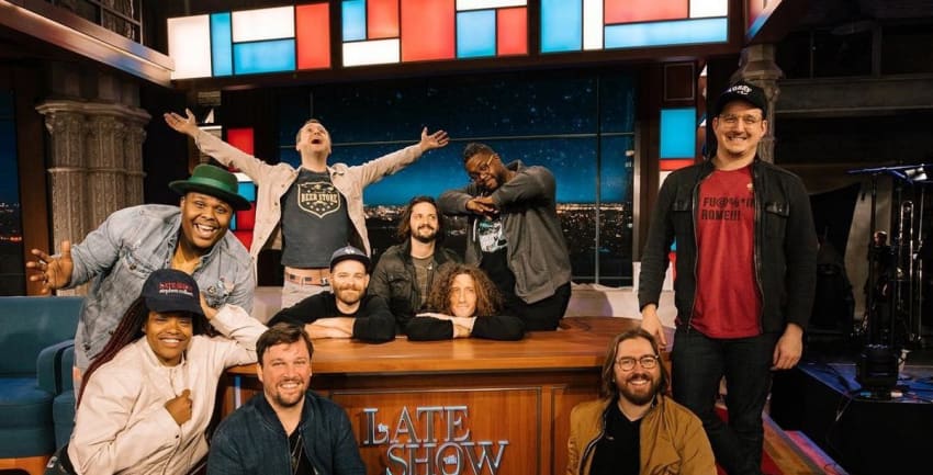 The Revivalists The Late Show With Stephen Colbert Desk