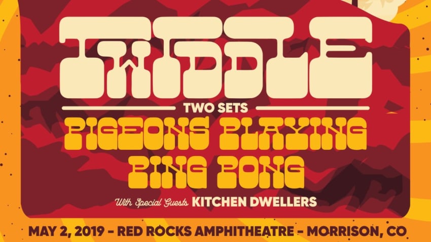 Twiddle & Pigeons Playing Ping Pong Announce 2019 Red Rocks Show