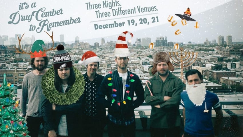 The War On Drugs Announces Drug-Cember To Remember Benefit Shows In Philadelphia