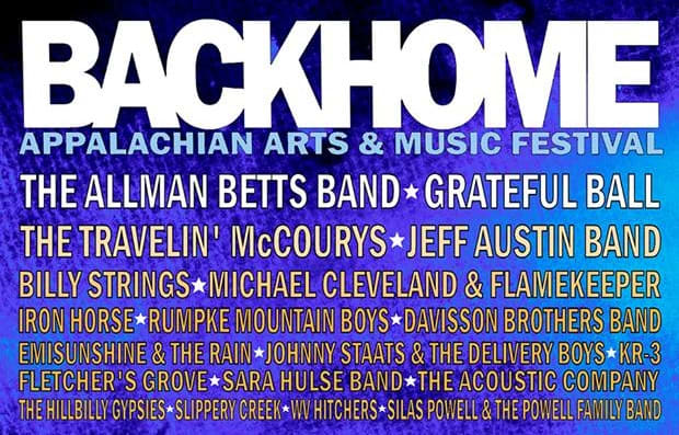 Back Home Appalachian Arts And Music Festival 2019 Lineup