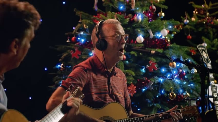 Eric Clapton Shares 'White Christmas' Video