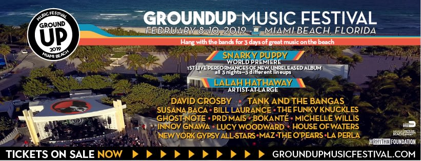 GroundUp Lineup 2019