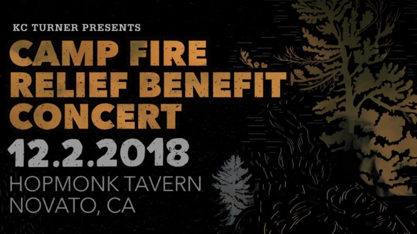 Hopmonk Tavern Announces Camp Fire Relief Benefit Concert