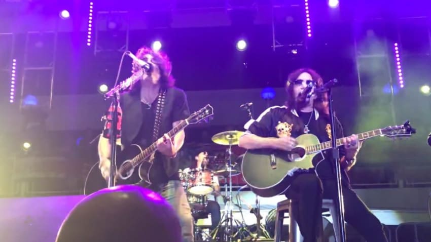 KISS Reunites With Ace Frehley & Bruce Kulick And Appears On 'Late Late Show With James Corden'