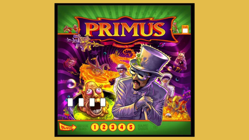Primus Details Limited Edition Custom Pinball Machine