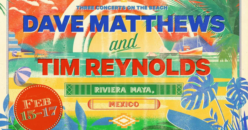Dave Matthews Tim Reynolds Riviera Maya Mexico 2019 Logo