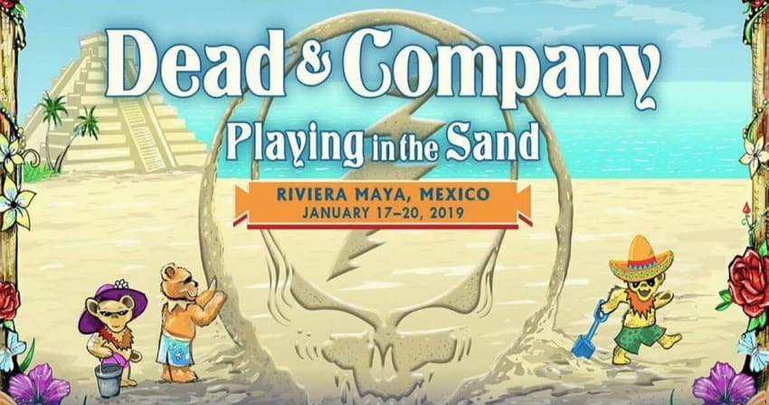 Dead And Company Playing In The Sand 2019 Logo