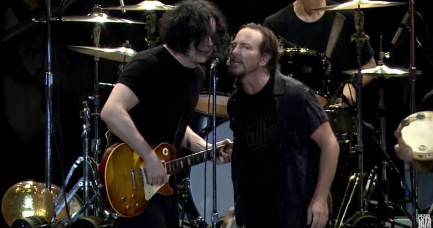 Eddie Vedder Jack White Pearl Jam