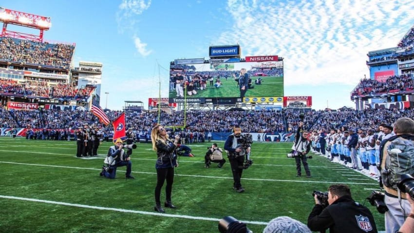 Margo Price Sings 'National Anthem' At Tennessee Titans Game