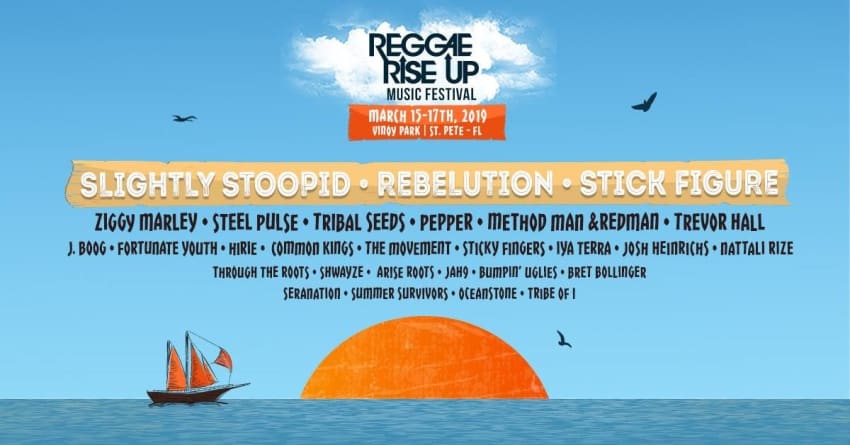 Reggae Rise Up Lineup 2019