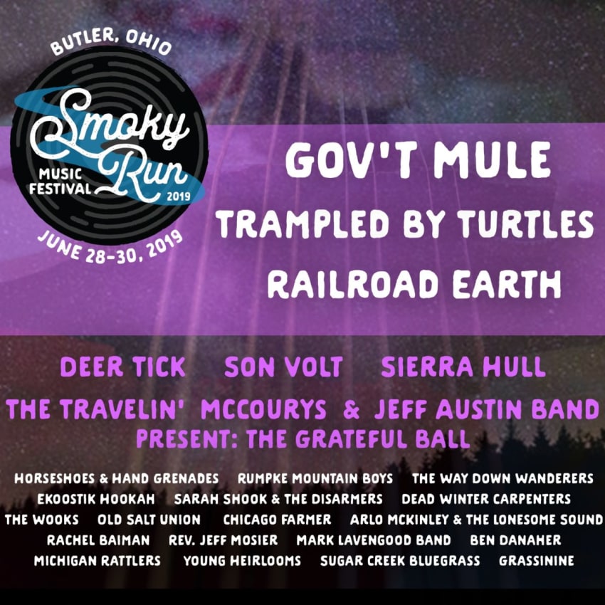 Smoky Run Music Festival 2019 Lineup