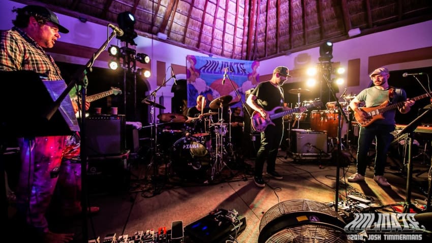 Tom Hamilton Joins The Disco Biscuits For Cover-Heavy Set At Holidaze