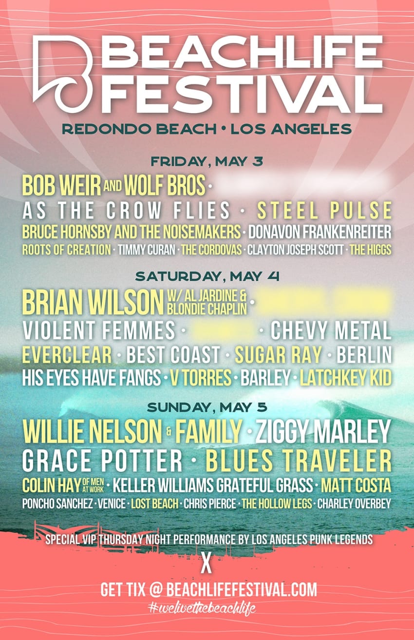 BeachLife Festival Announces 2019 Lineup
