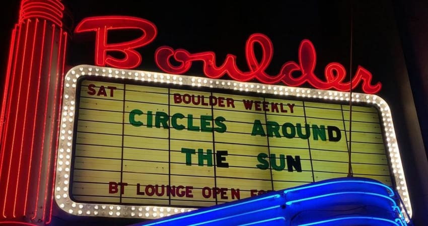 Circles Around The Sun Boulder Marquee
