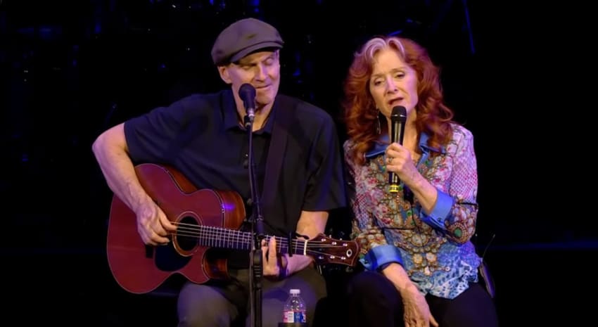 James Taylor Bonnie Raitt You Can Close Your Eyes Video