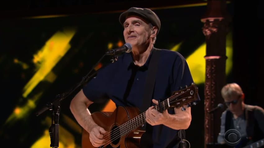 James Taylor Performs On ‘The Late Show’ Super Bowl Edition
