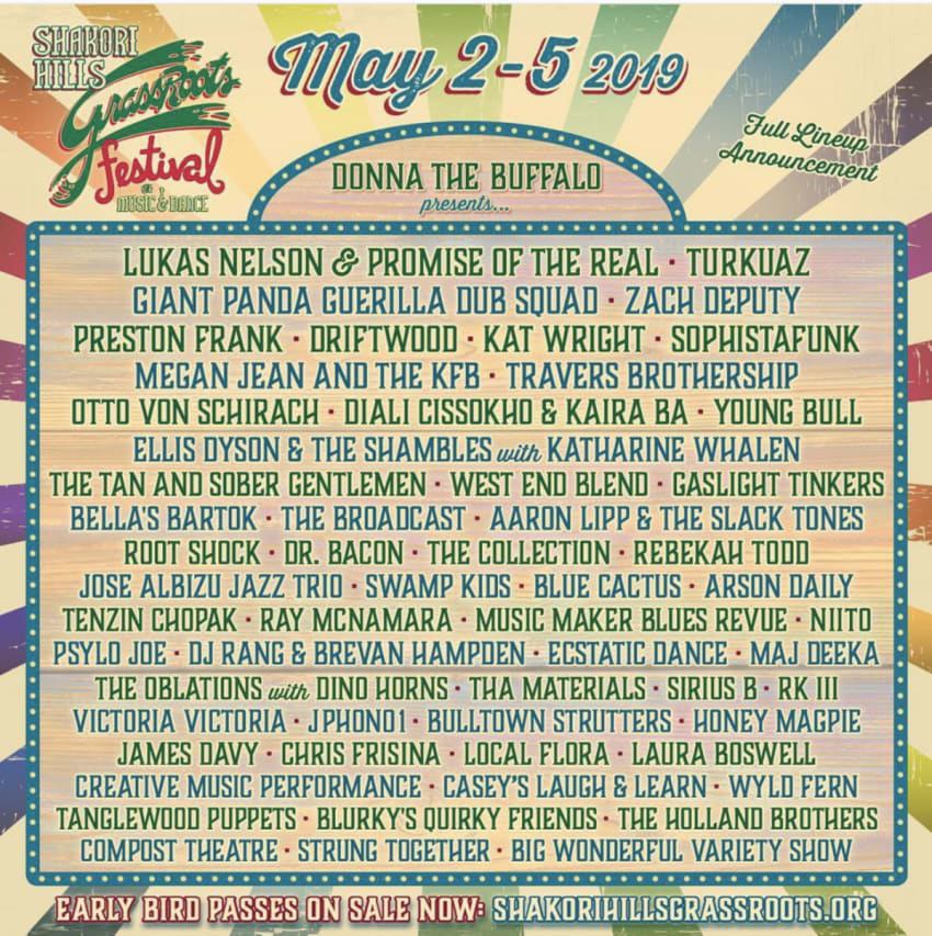 Shakori Hills Spring 2019 Festival Lineup