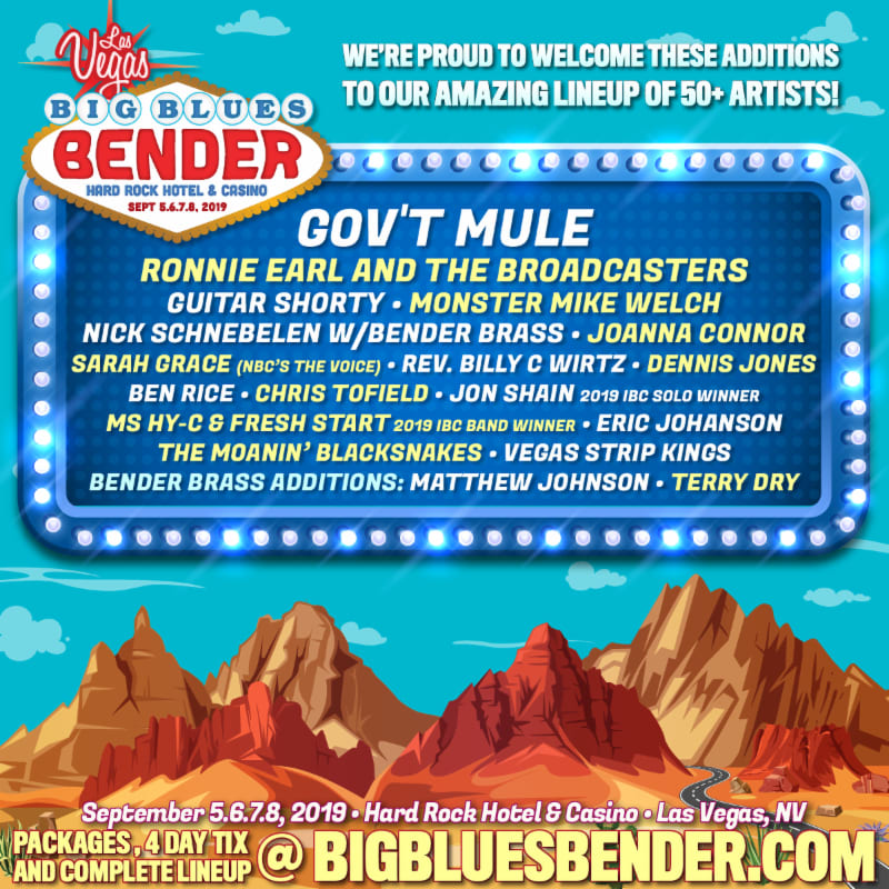 big blues bender 2019 gov't mule