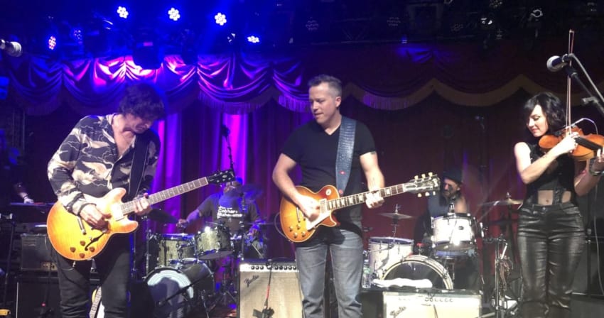 Jason Isbell Amanda Shires Scott Sharrard At Fillmore East