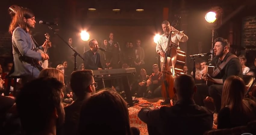 Mumford & Sons Late Show Colbert Video