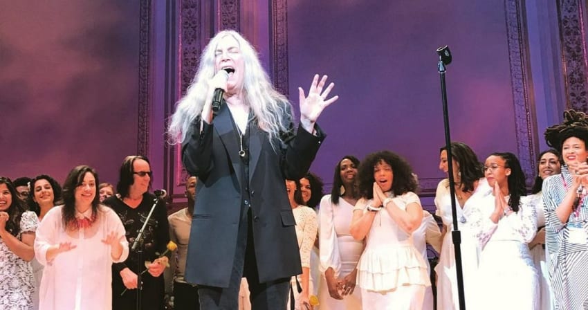 Patti Smith Van Morrison Tribute Carnegie Hall
