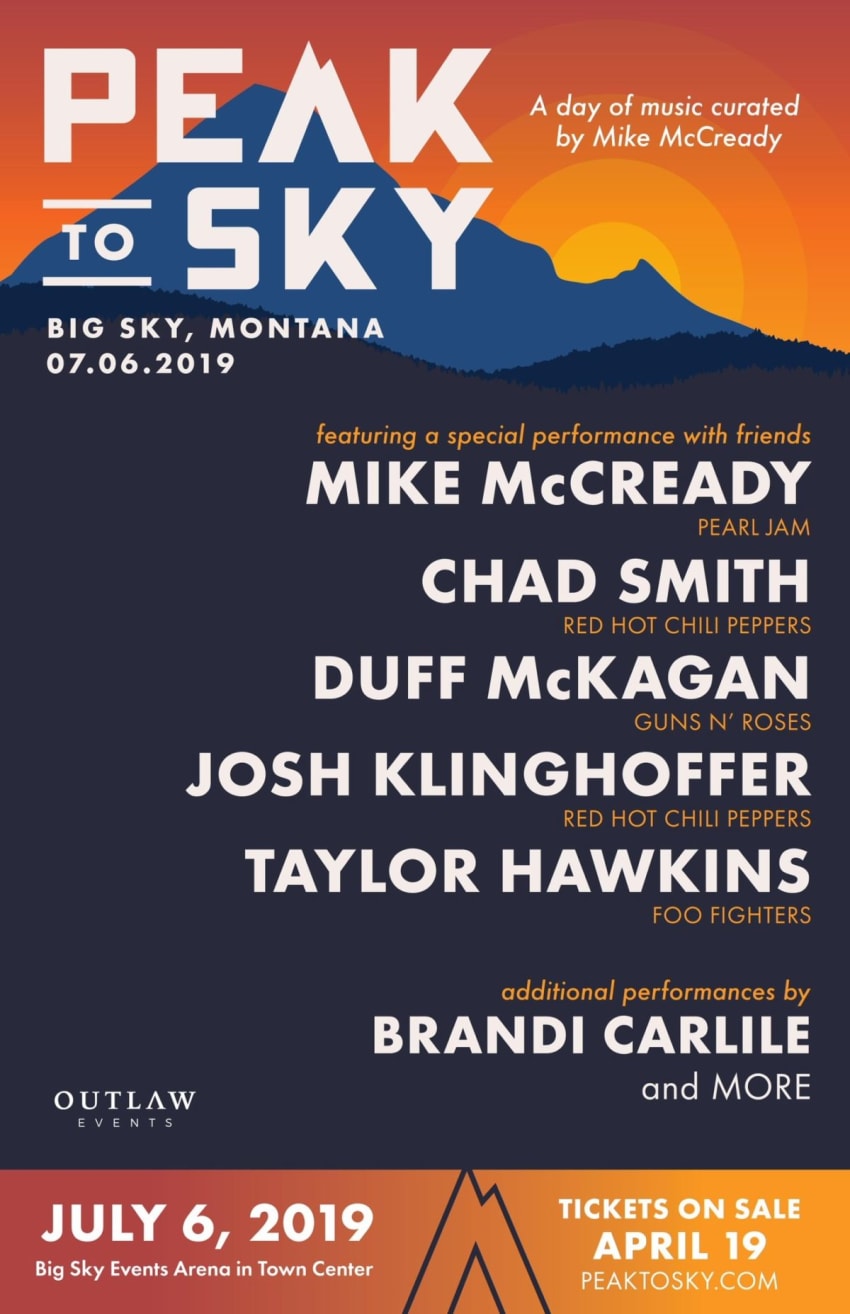 Peak To Sky Lineup