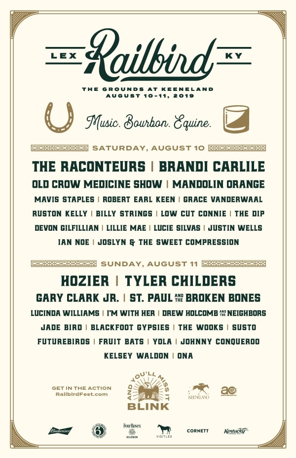 Railbird 2019 Lineup